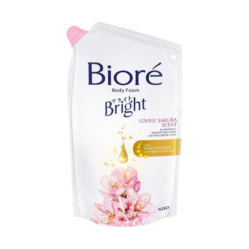 Biore Sabun Mandi Busa Lovely Sakura Refill 220 ml – 1