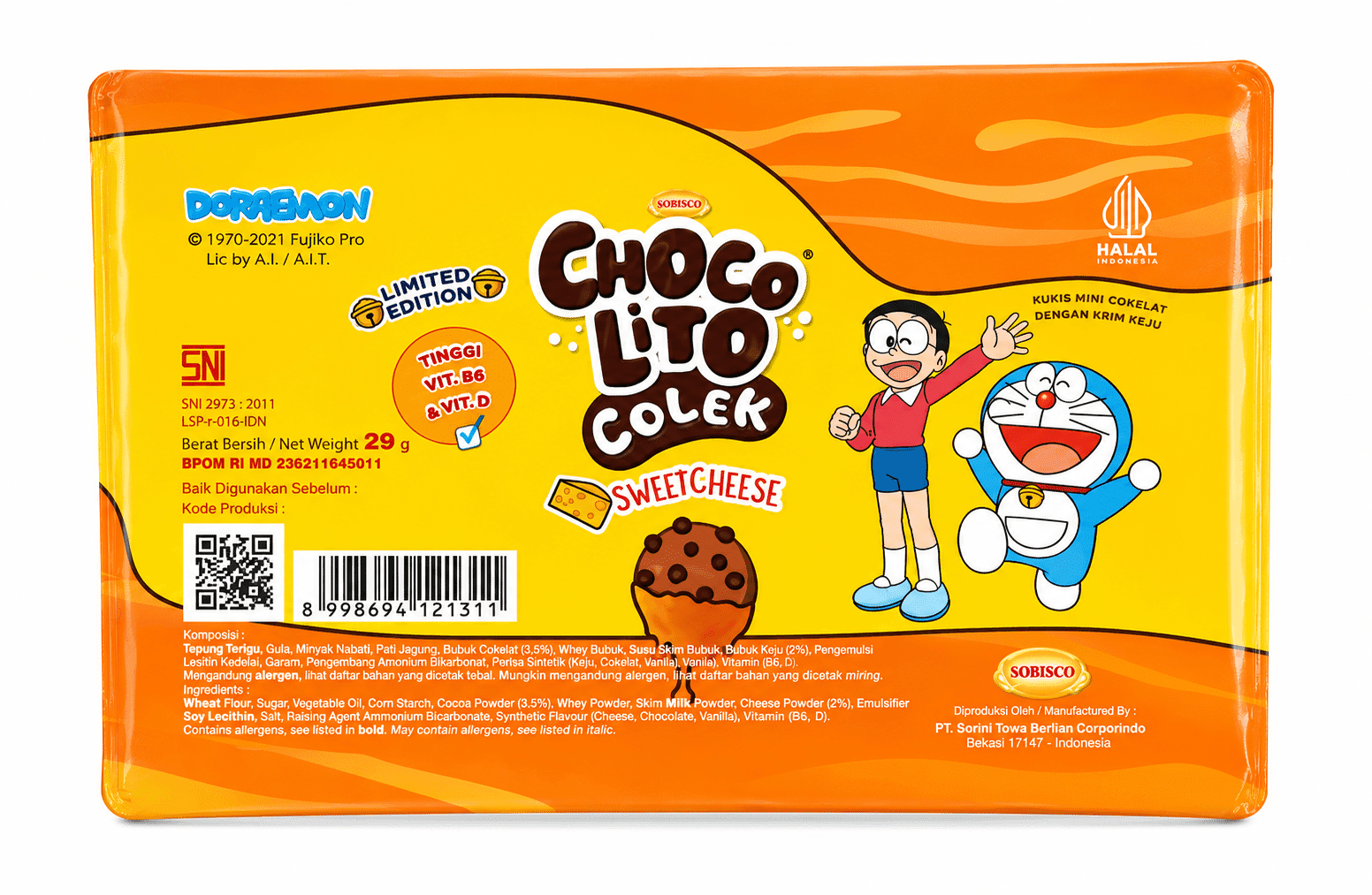 Chocolito Colek Sweet Cheese 29 gr – 1