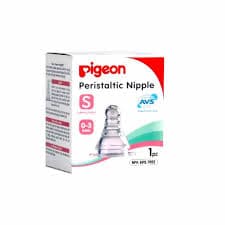Pigeon Nipple Peristaltic Slim Neck Ukuran S isi 3 pcs – 1