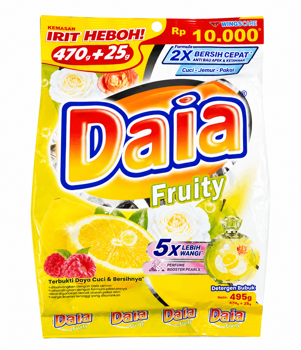 Daia Deterjen Bubuk Fruity 495 gr – 1