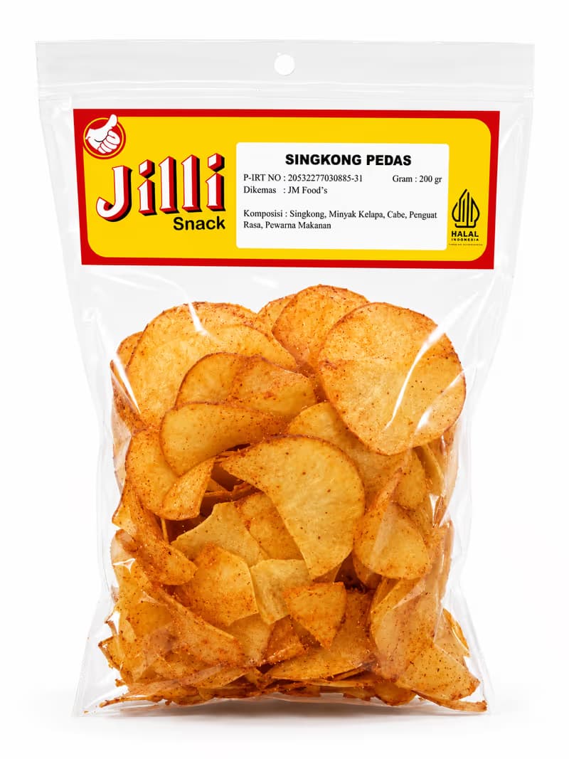 Jilli Singkong Pedas 200 gr – 1