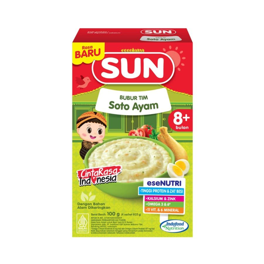 Sun Bubur Tim Instan Soto Ayam 120 gr – 1