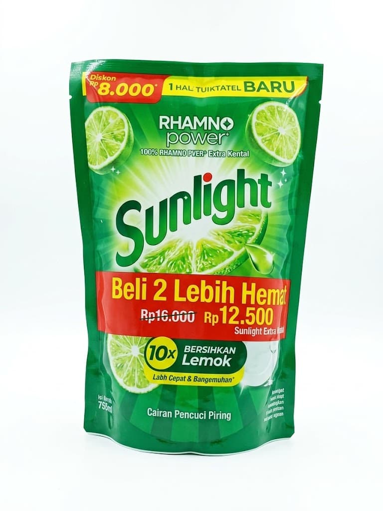 Sunlight Lime Wangi Kebersihan Pouch 375 gr – 1