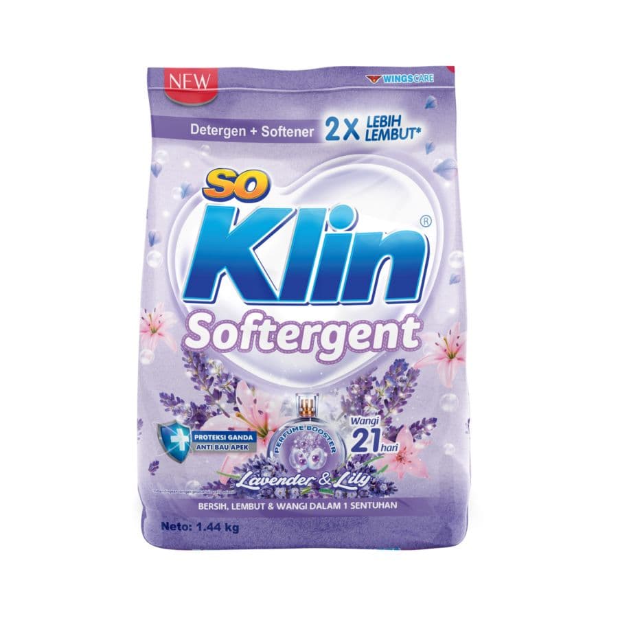Soklin Detergent Bubuk Lavender & Lily 1,44 kg – 1