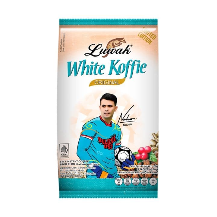 Luwak White Kopi Less Sugar 19 Sachet x 20 gr – 1