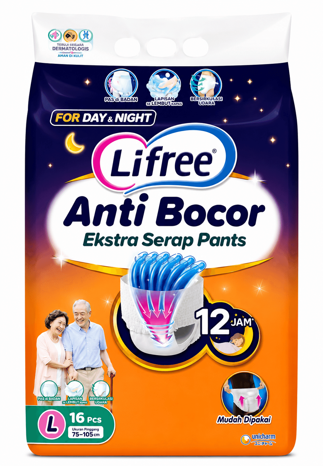 Lifree Popok Celana Ekstra L Isi 16 Pcs – 1