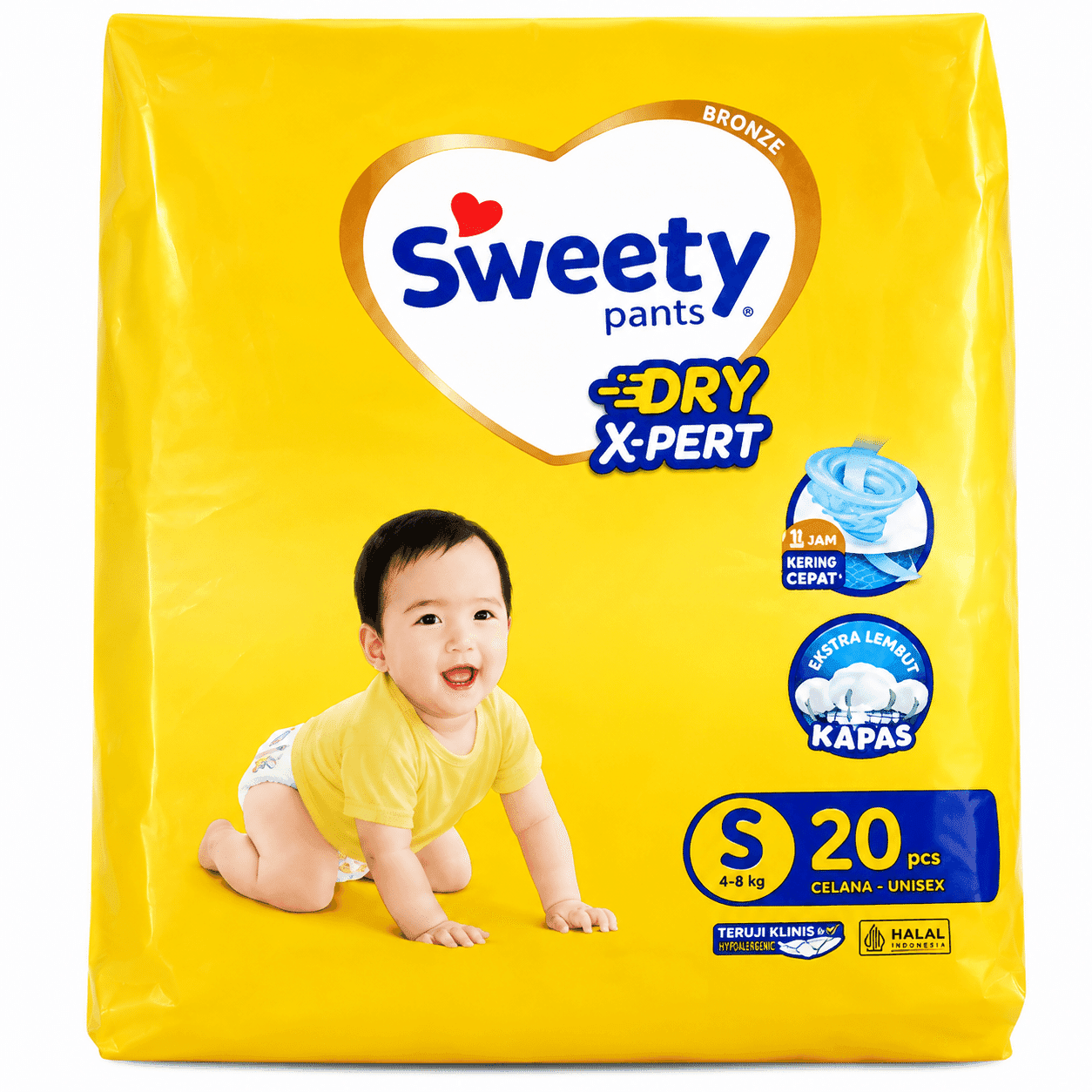 Sweety Popok Celana Bronze Ukuran S isi 20 – 1