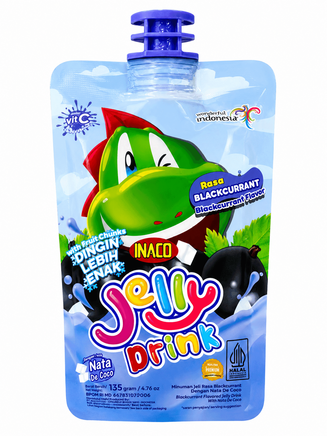 Inaco Jelly Drink Blackcurrant 135 gr – 1