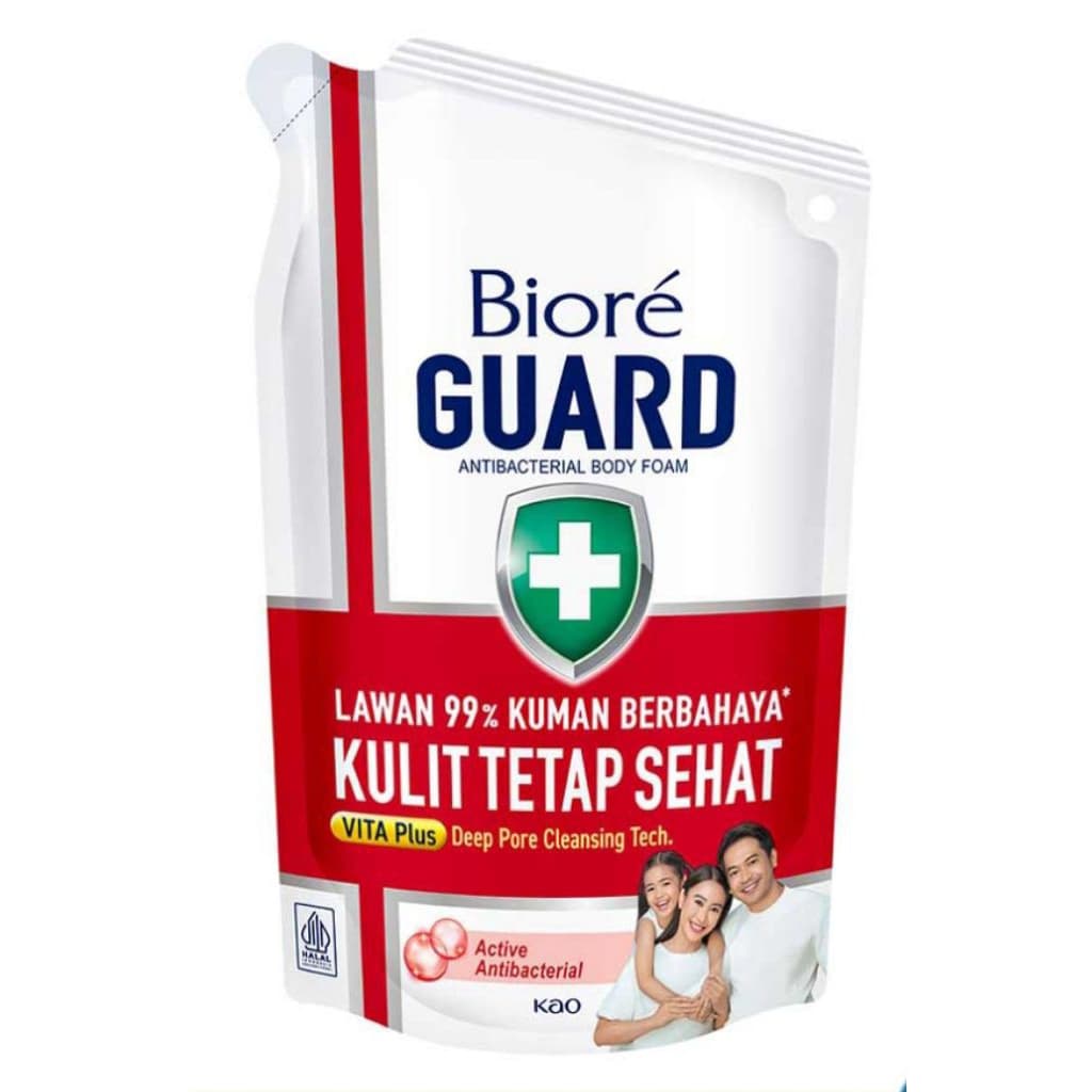 Biore Body Foam Active Anti Bakteri Refill 400 ml – 1