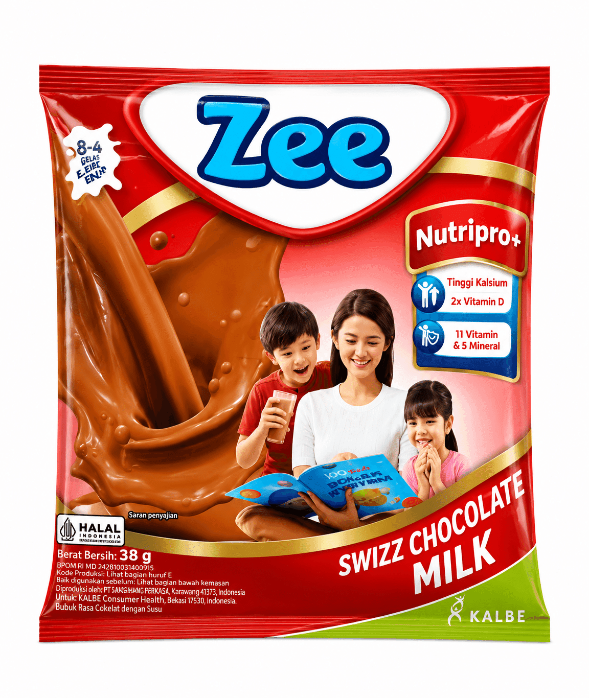 Zee Pro Cokelat Sachet 5 x 37 gr – 1