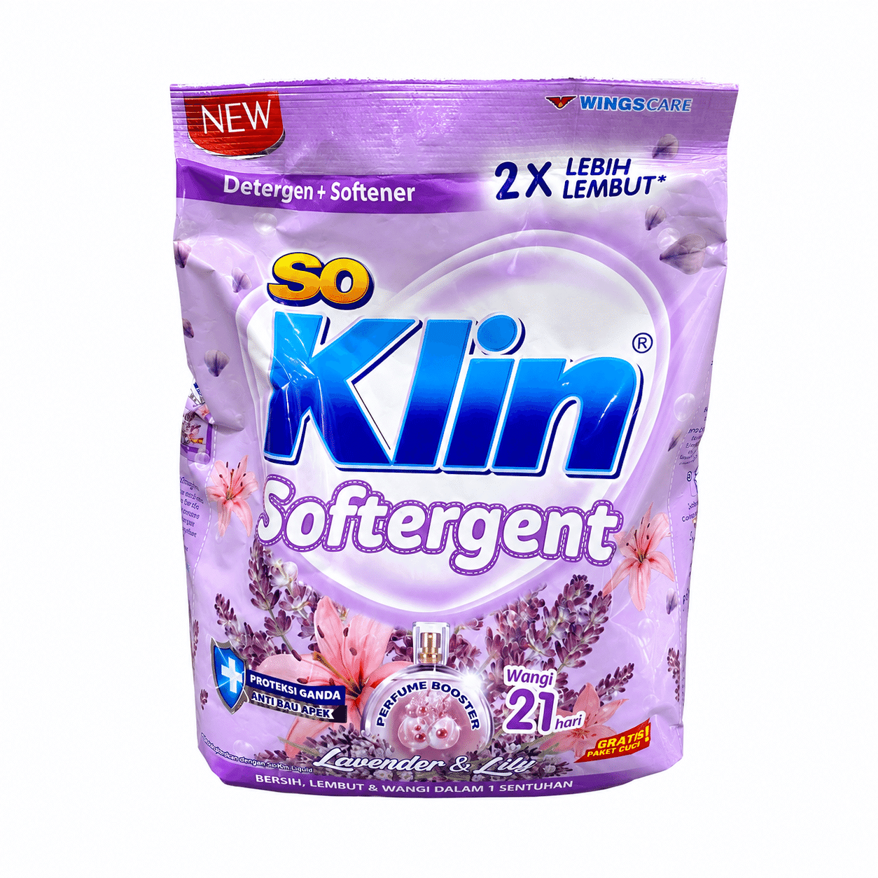 SoKlin Deterjen Bubuk Softergent Lavender & Lily 720 gr – 1