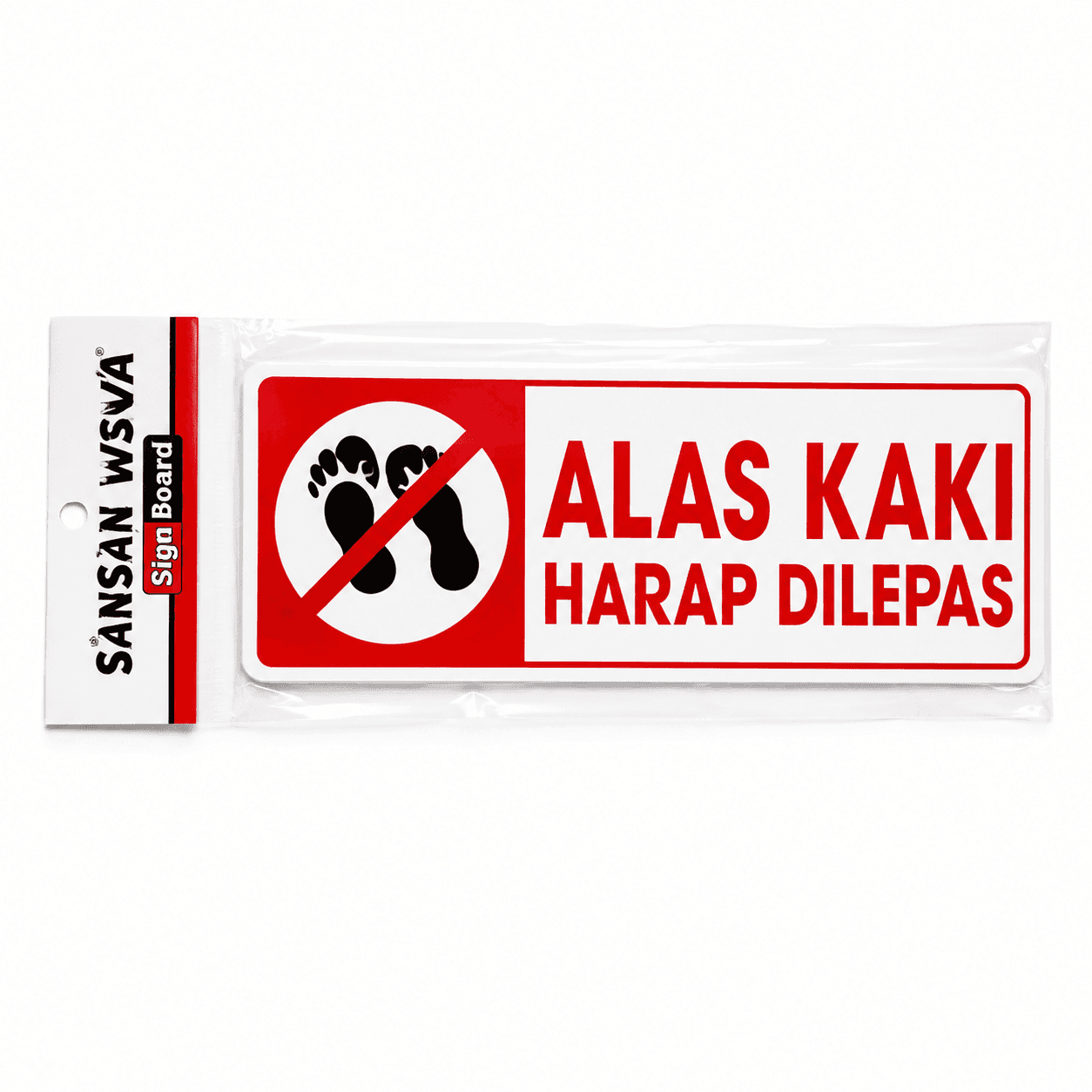 Akrilik "Alas Kaki Harap Dilepas – 1