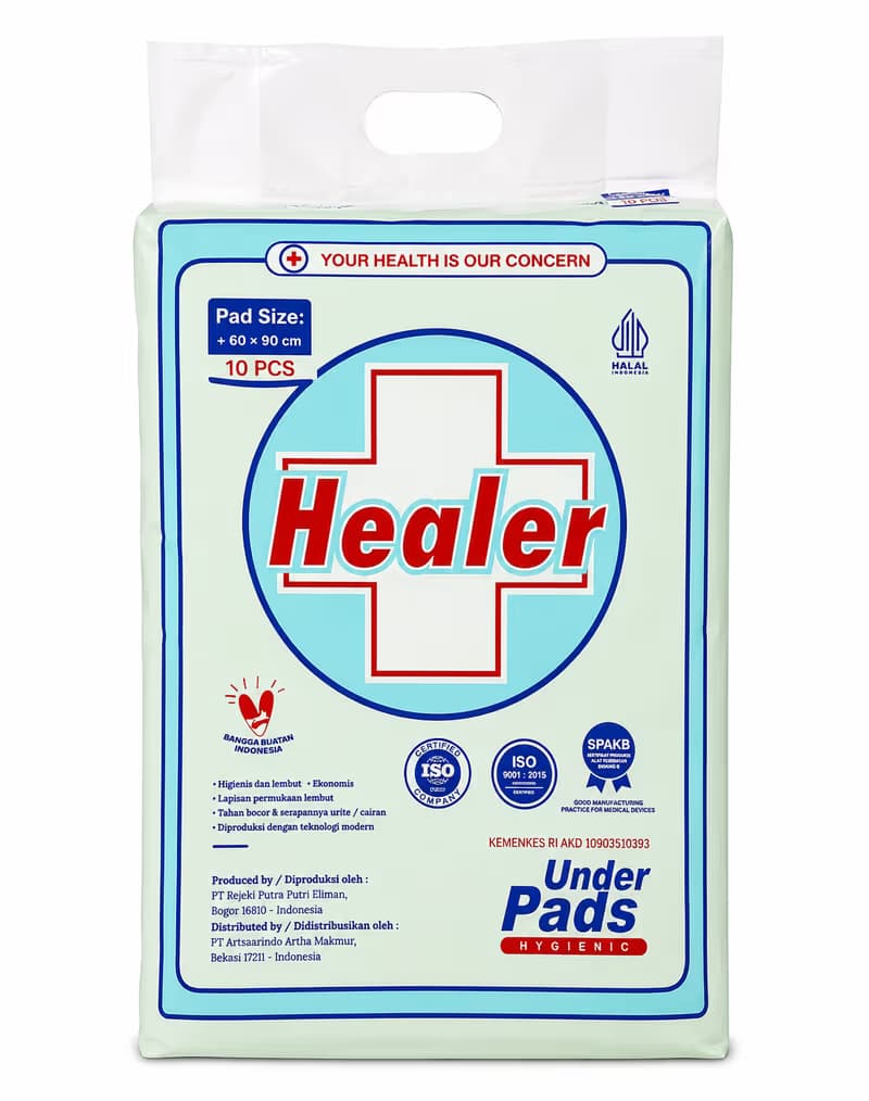 Healer Underpands Hygienic 60x90 cm Isi 10 Pcs – 1