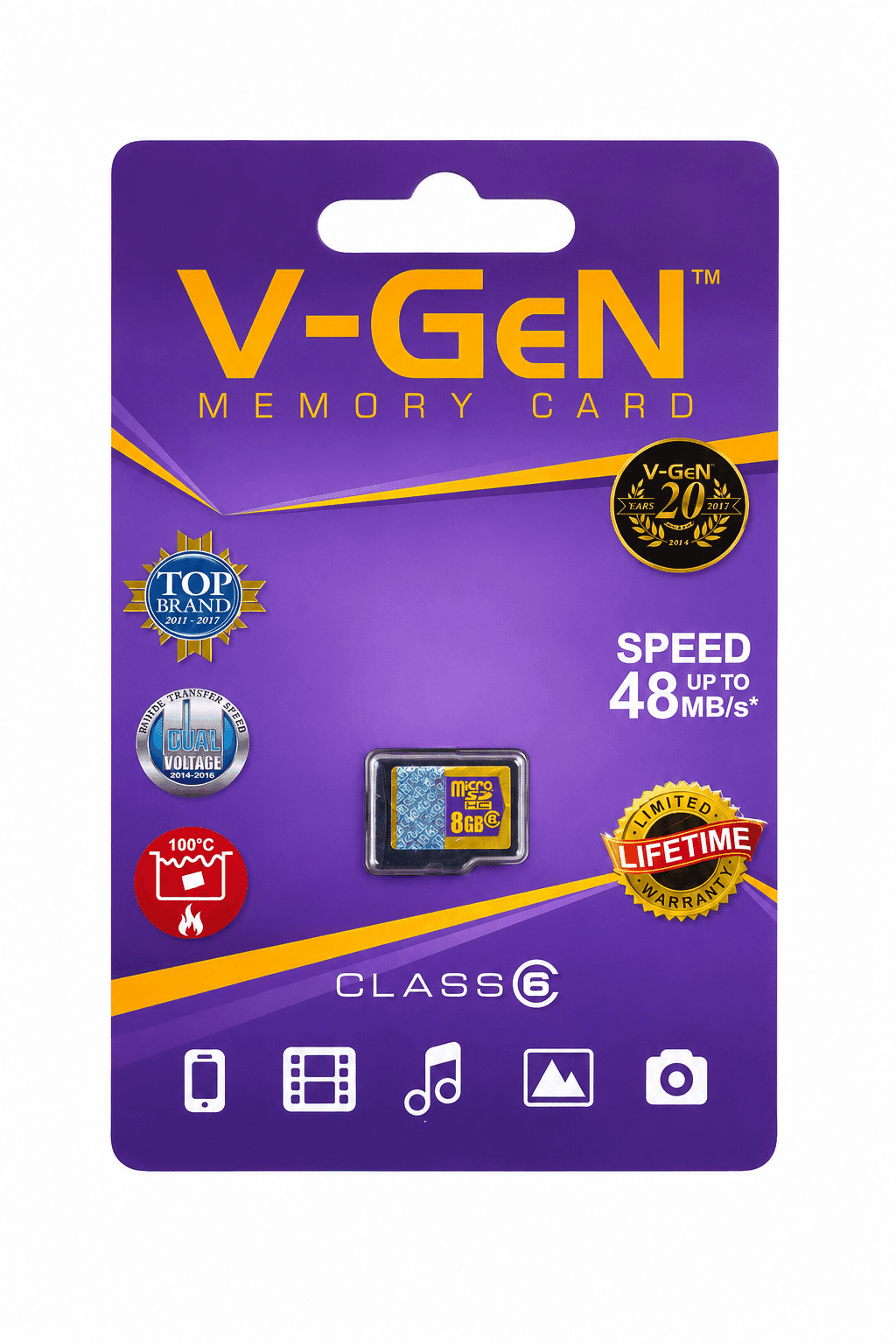 V-Gen Micro SD 8 GB NA – 1