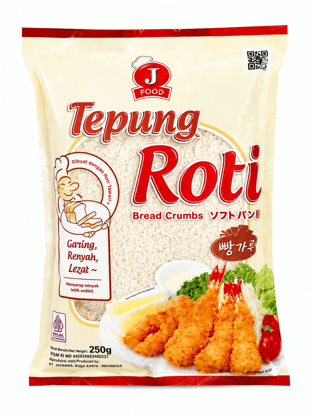 J Food Panko White 250 gr – 1