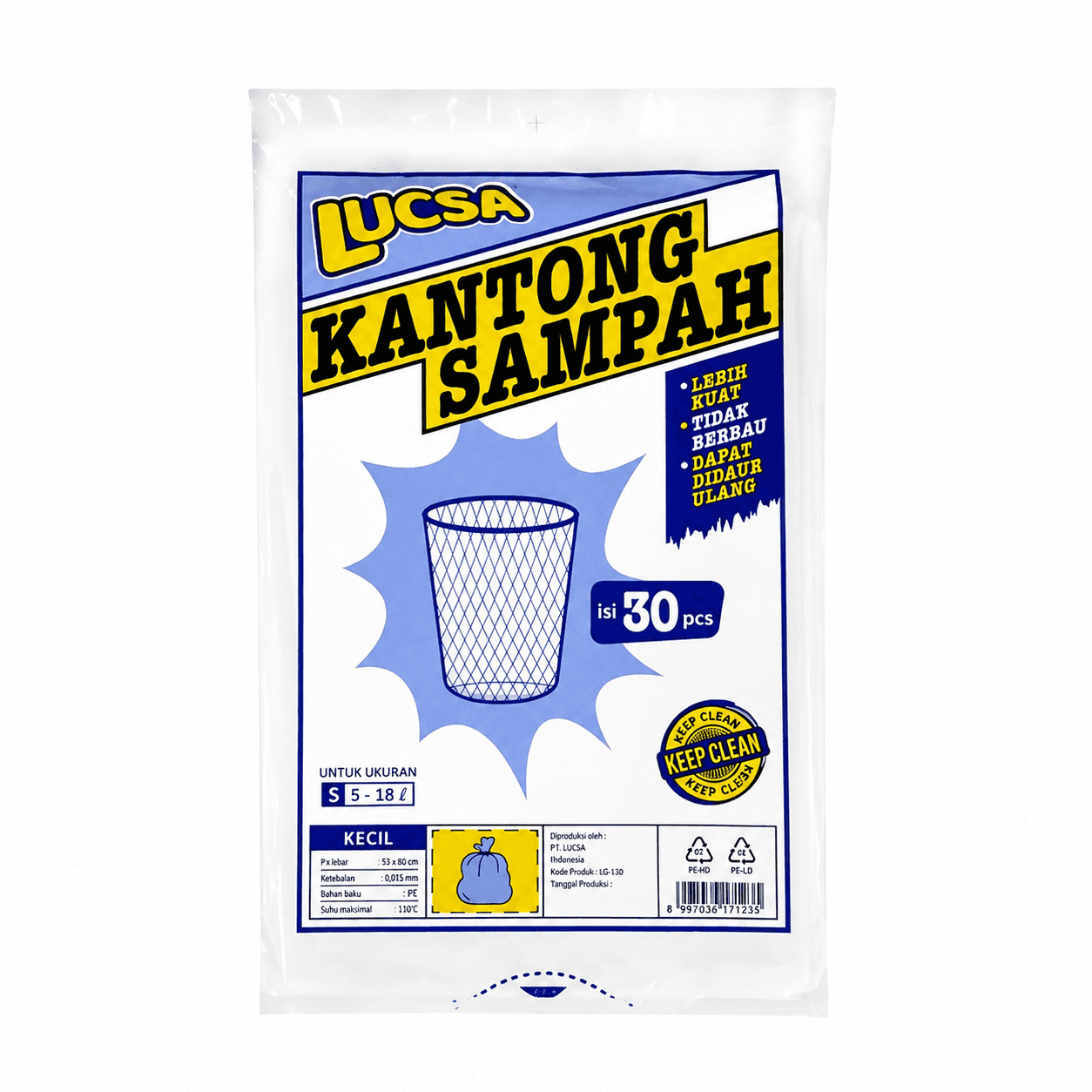 Lucsa Kantong Sampah Ukuran S – 1