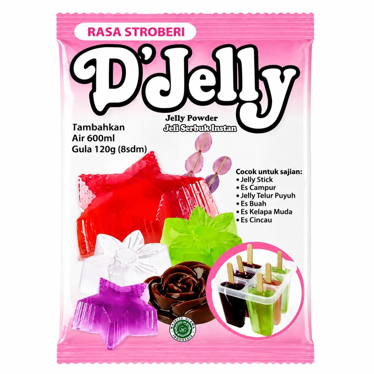 D Jelly Powder Strawberry 10 gr – 1
