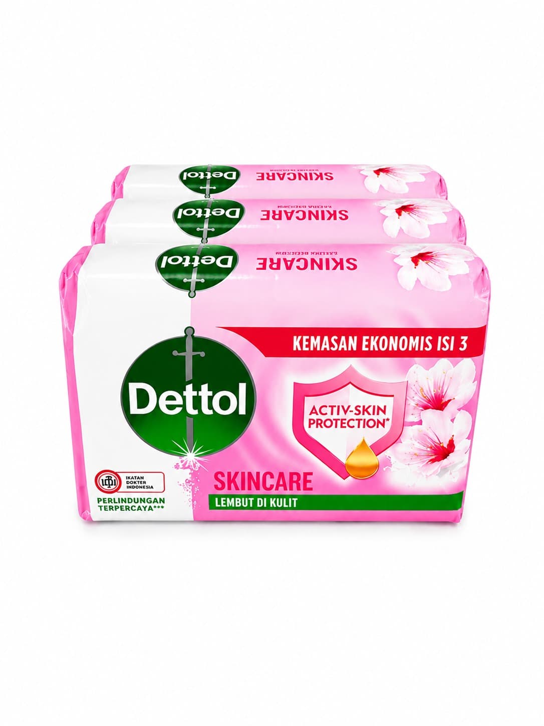 Dettol Sabun Batang Skincare Isi 3 X 100 gr – 1