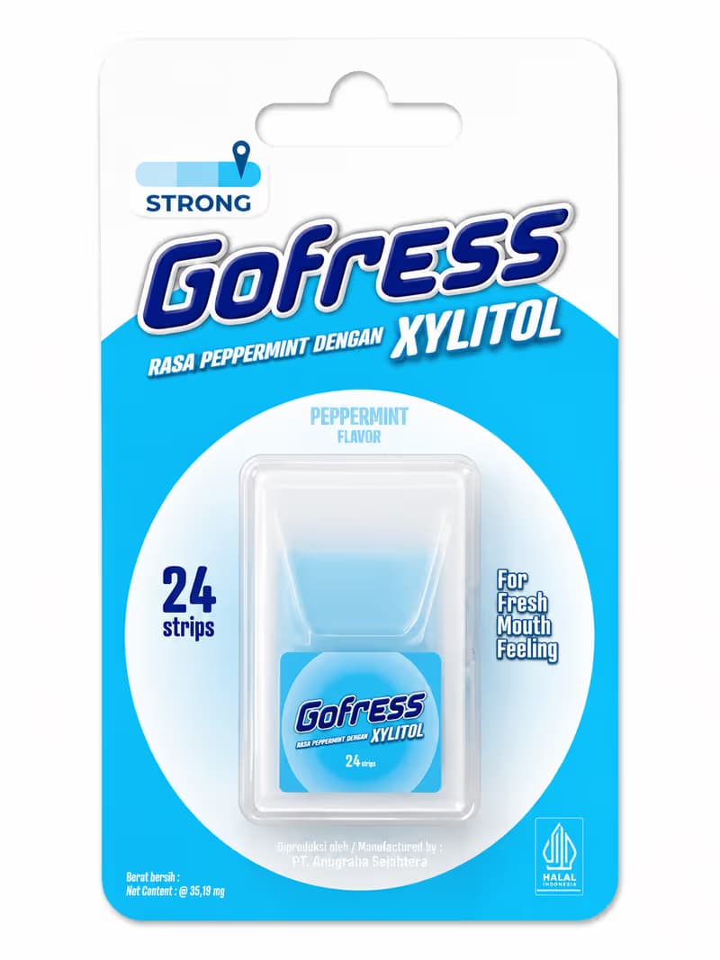 Go Fress Mint Peppermint 24 Strips – 1
