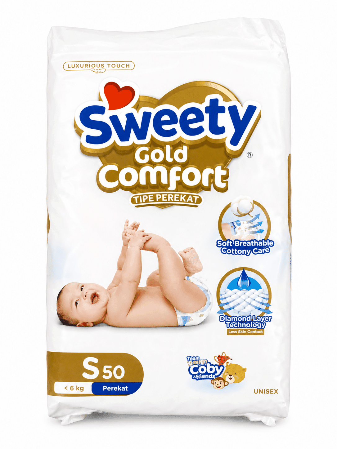 Sweety Comfort Gold S 50 pcs – 1