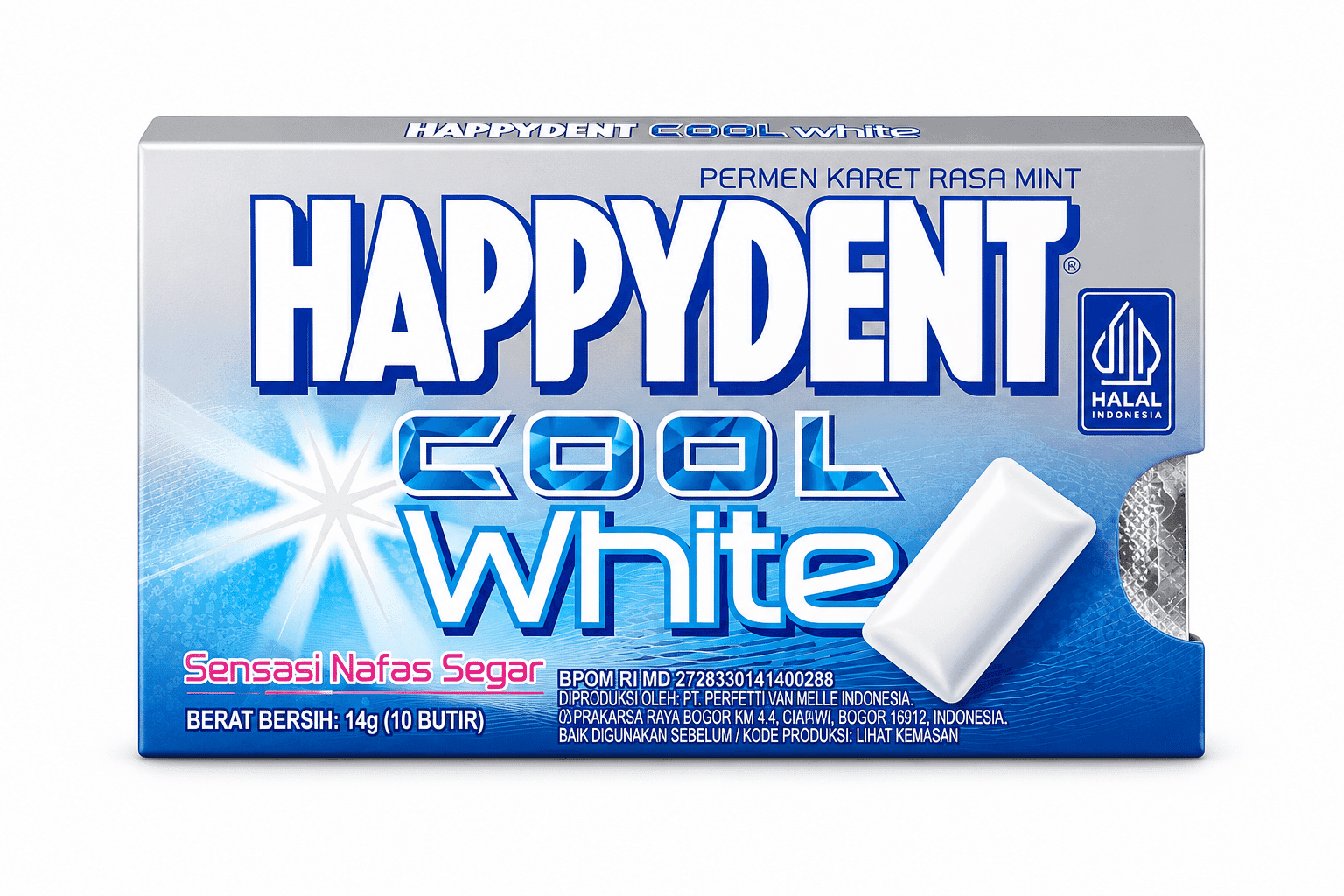 Happydent Cool White Blister 14 gr – 1