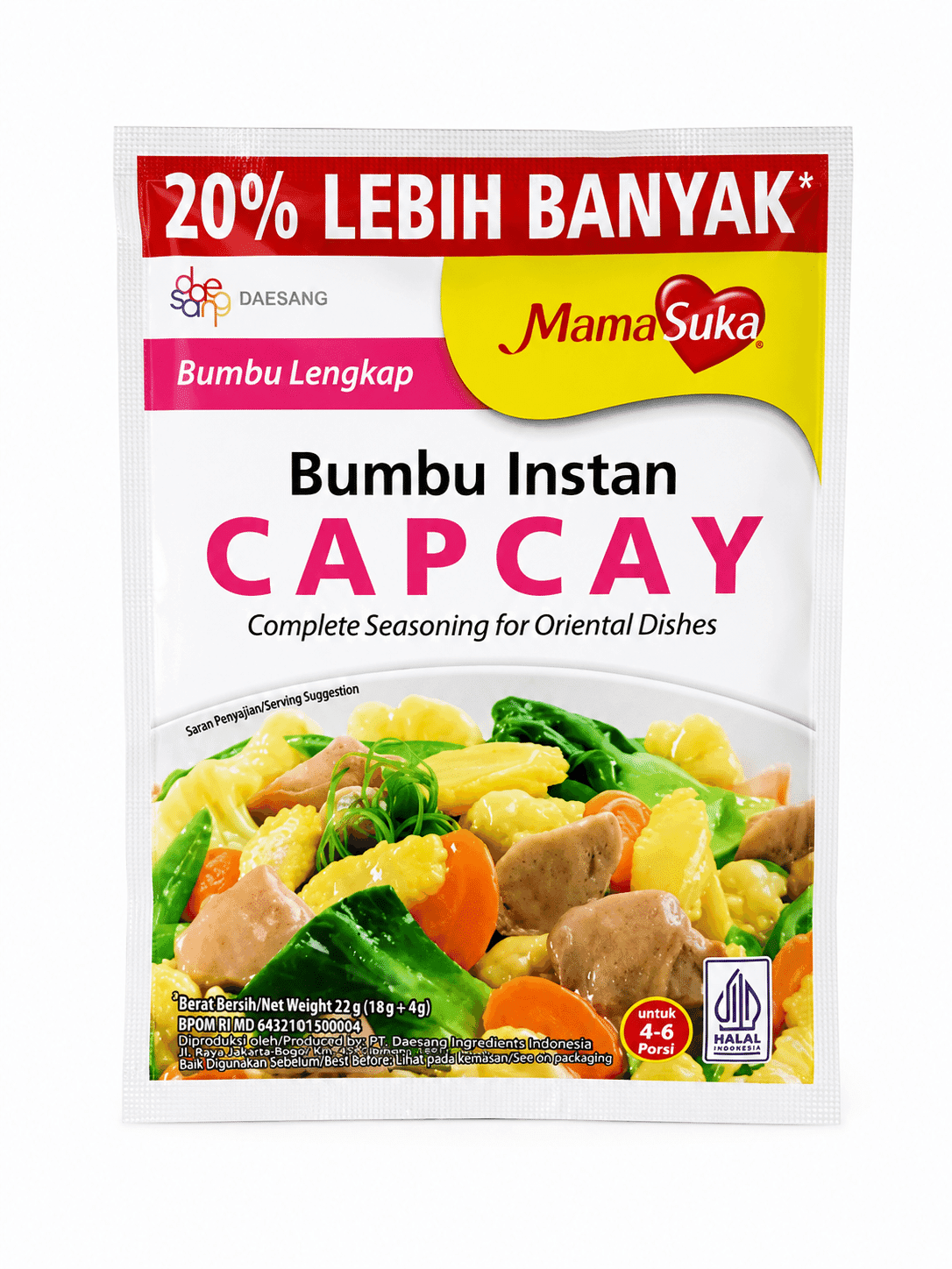 Mama Suka Bumbu Instan Capcay 22 gr – 1