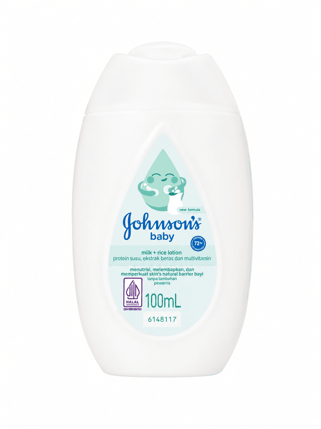 Johnson's Baby Milk Lotion Botol 100 ml – 1