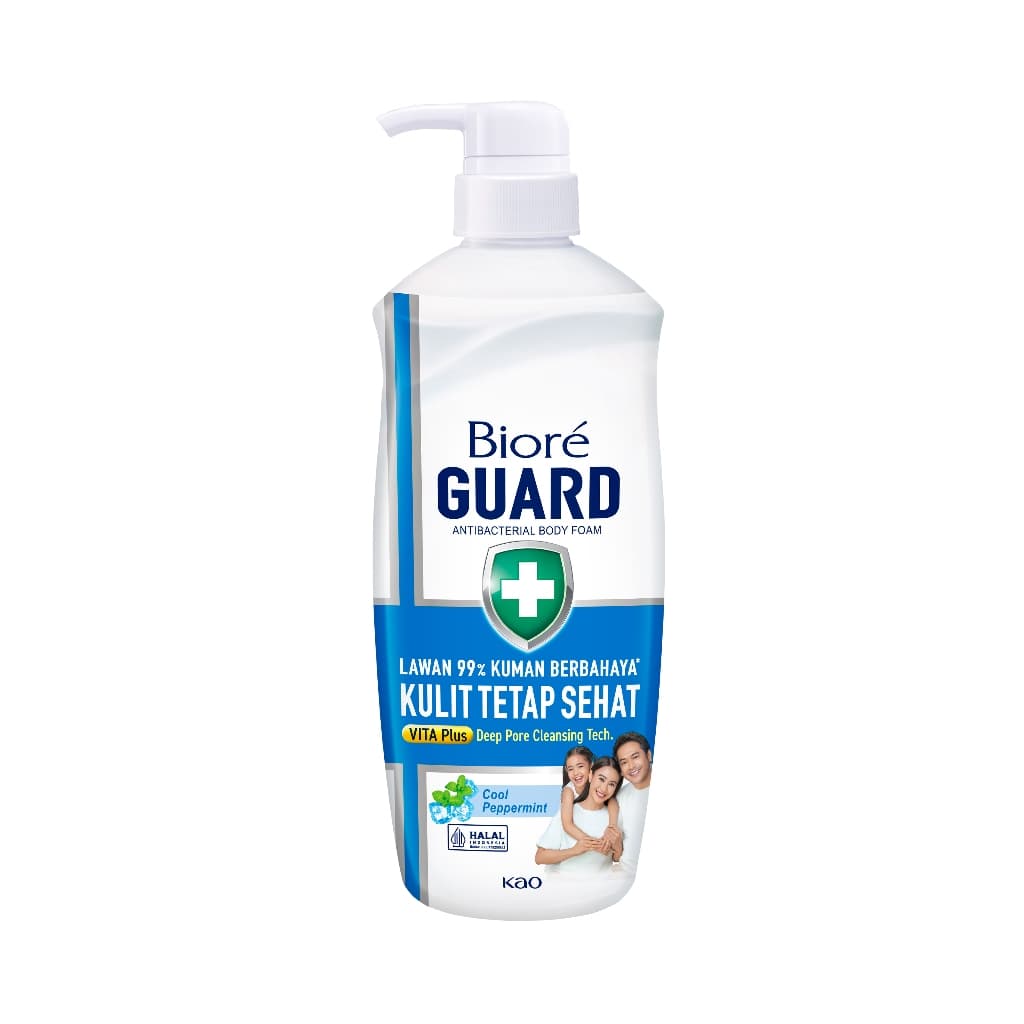 Biore Sabun Mandi Busa Energic Cool Botol 550 ml – 1
