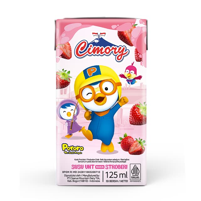 Cimory Susu UHT Rasa Strawberry 125 ml – 1