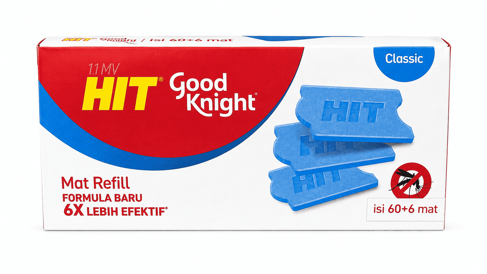 Hit Elektrik Mat Refill Classic 60+6 Mat – 1
