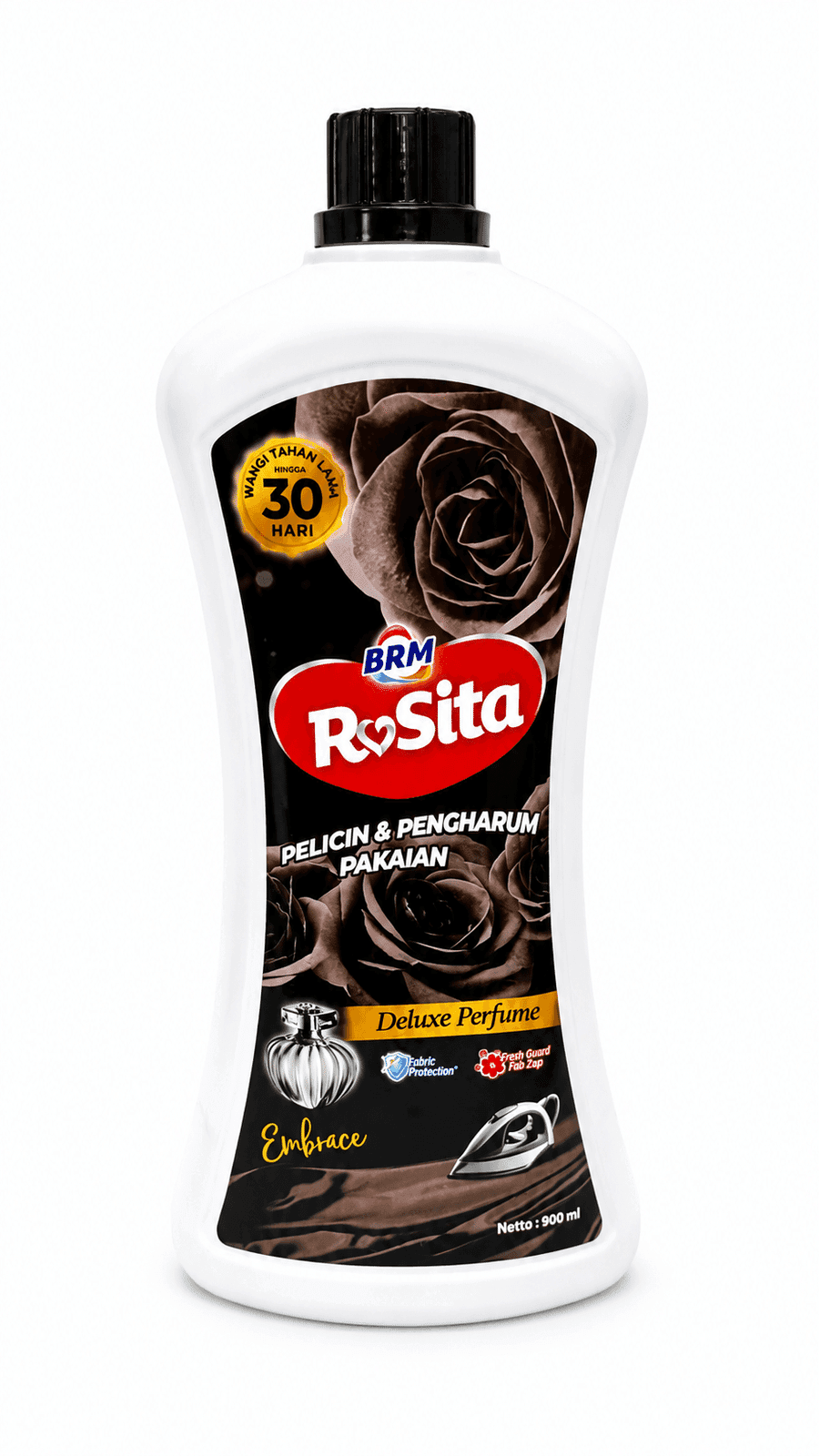 Brm Rosita Pelicin Pewangi Pakaian Embrace Botol 900 ml – 1