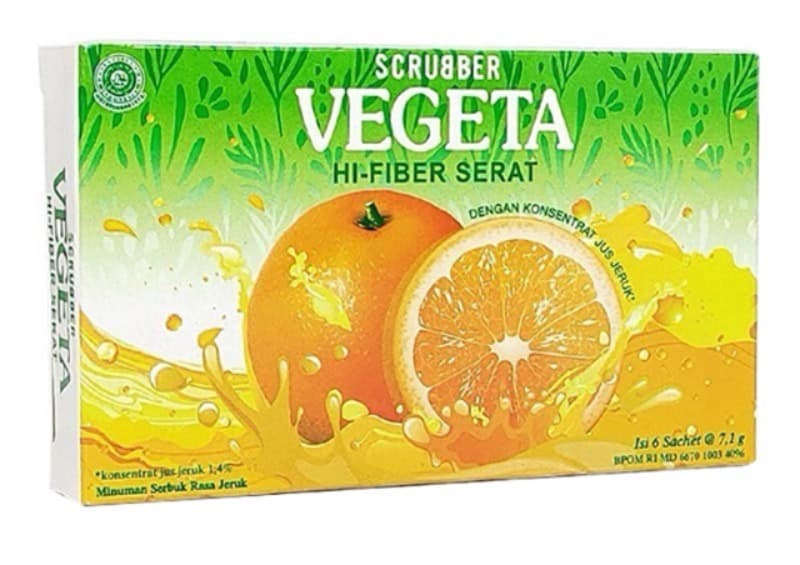 Vegeta Hi Fiber Serat Jeruk Isi 6 Pcs x 7.1 gr – 1