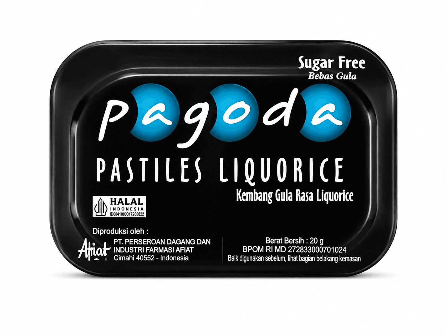 Pagoda Pastiles Liquorice 20gr – 1