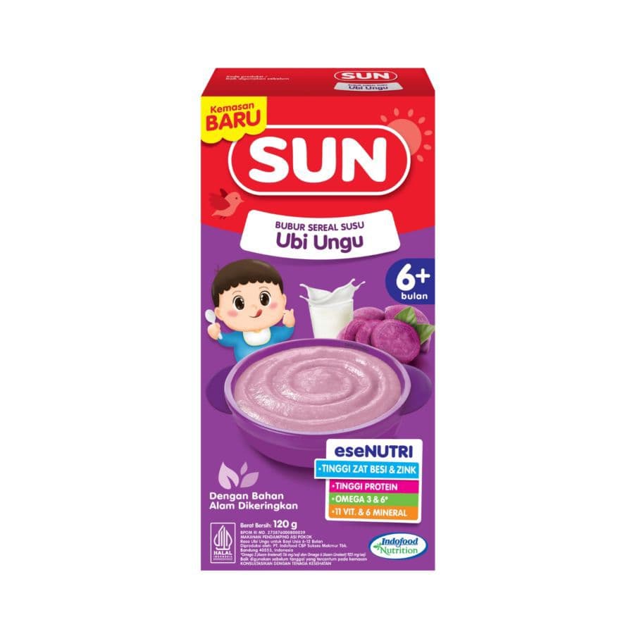 Sun Bubur Sereal Ubi Ungu 120 gr – 1