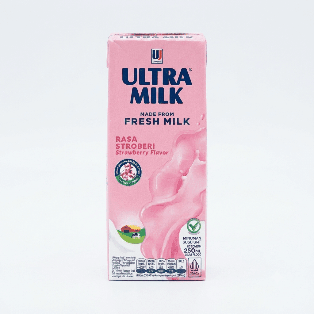 Ultra Susu Uht Strawberry 250 ml – 1