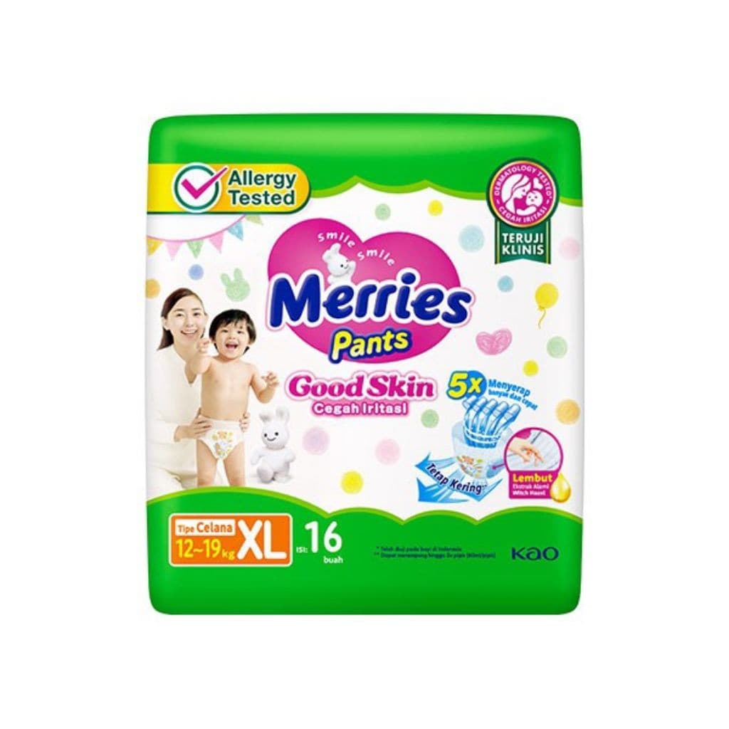 Merries Popok Celana XL isi 16 – 1