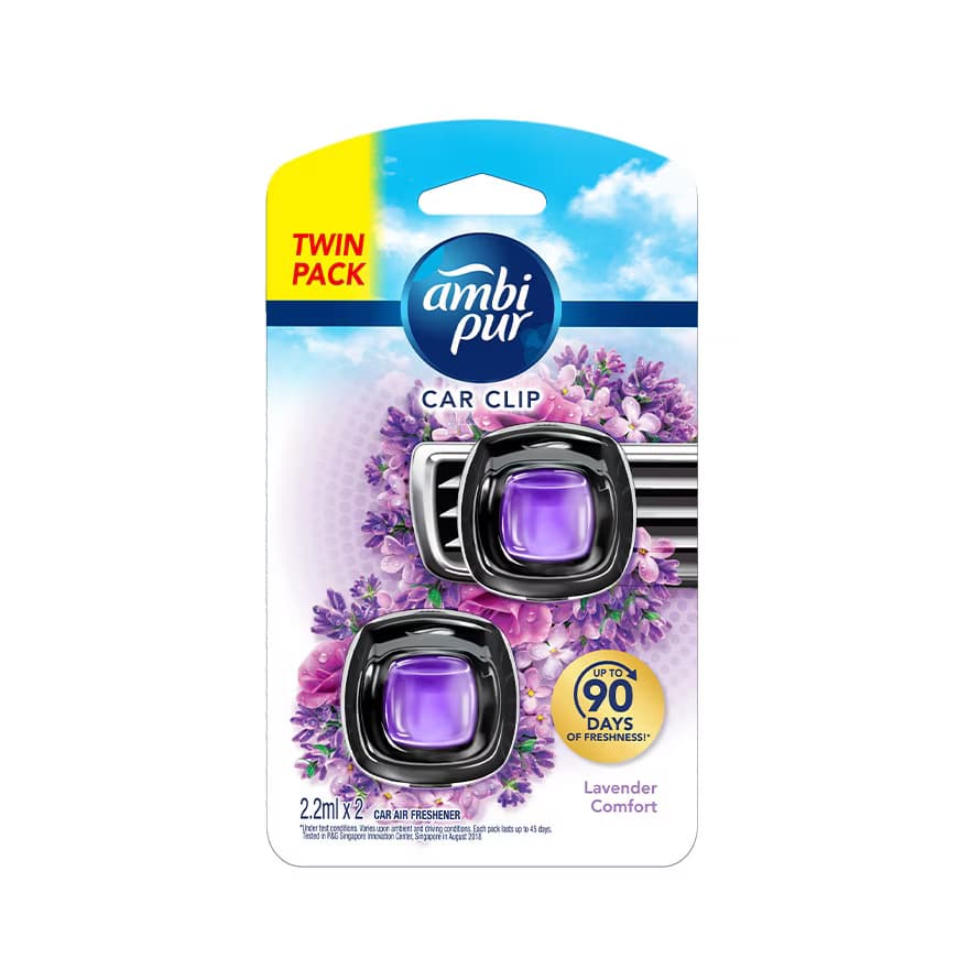 Ambi Pur Pewangi Mobil Mini Clip Lavender 2 ml – 1
