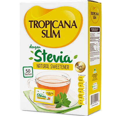 Tropicana Slim Stevia Natural Sweetener 50 Sachet – 1