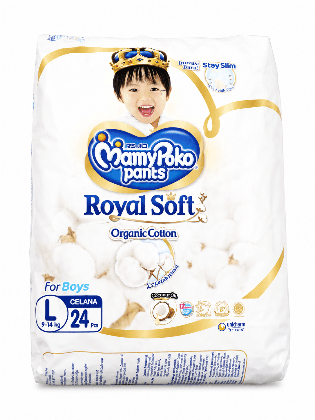 Mamy Poko Pants Royal Soft For Boys L Isi 24 Pcs – 1