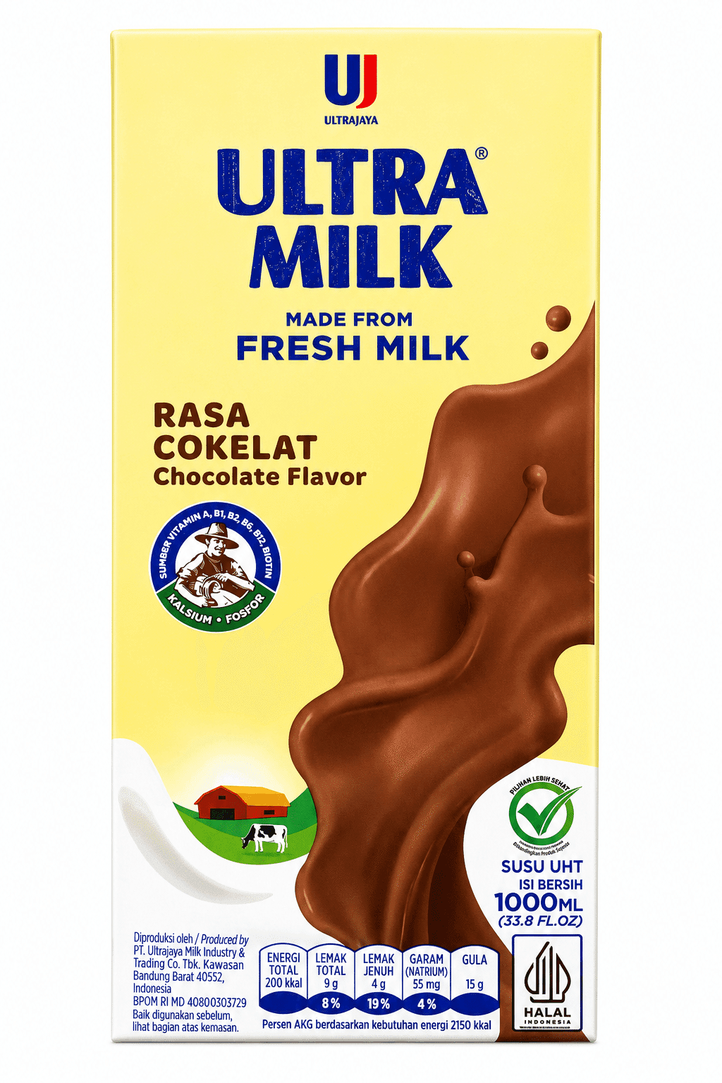 Ultra Susu Cokelat 1 L – 1