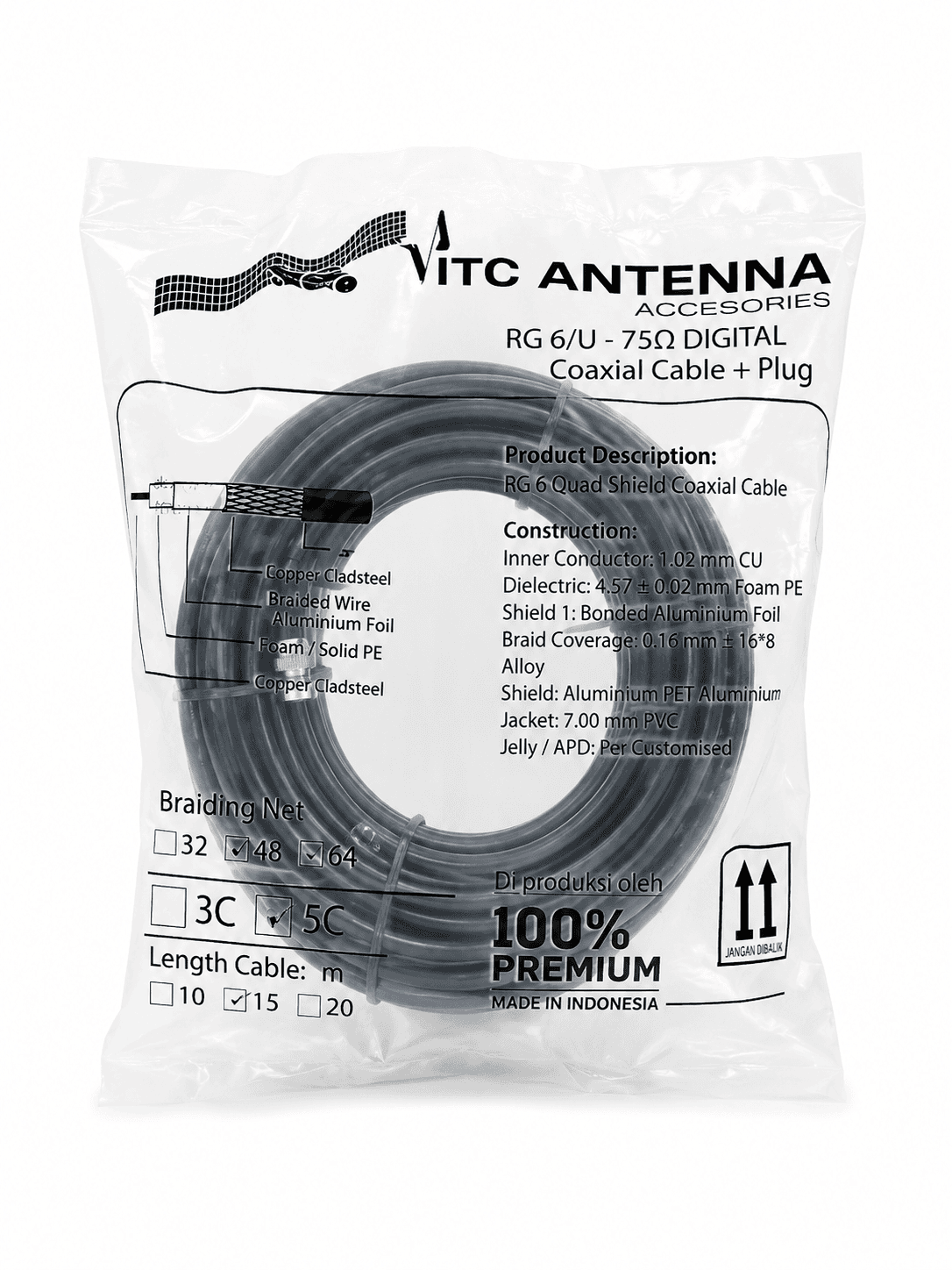 Kabel Antena 18 m SB – 1