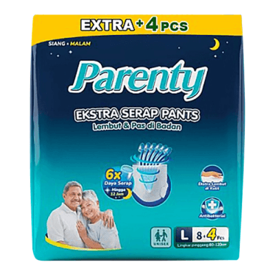 Parenty Celana Popok Dewasa L isi 8 pcs + 4 pcs – 1