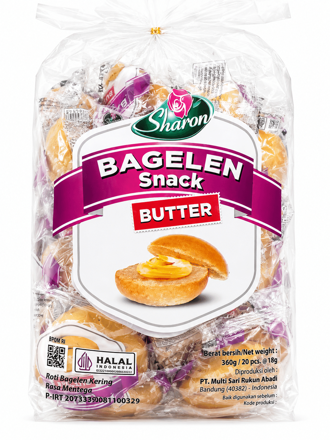 Sharon Bagelen Snack Butter 20 Pcs x 18 gr – 1