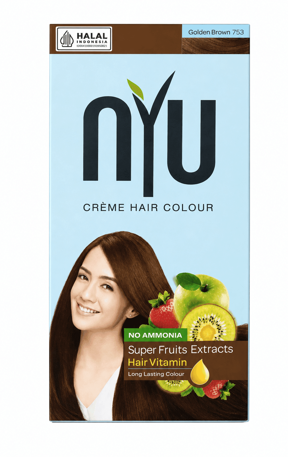 Nyu Creme Hair Colour Golden Brown – 1