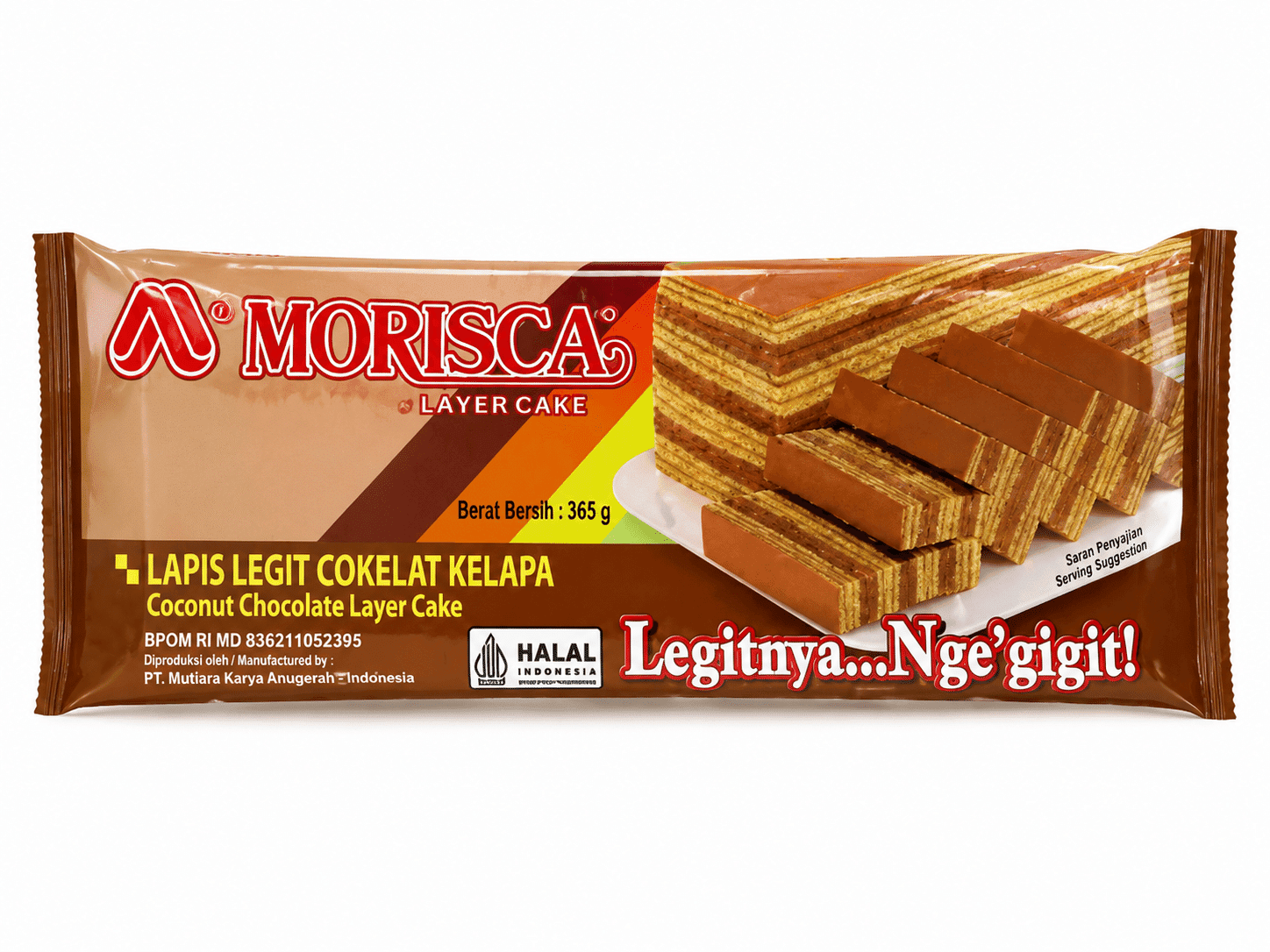 Morisca Lapis Coklat Kelapa 365 gr – 1