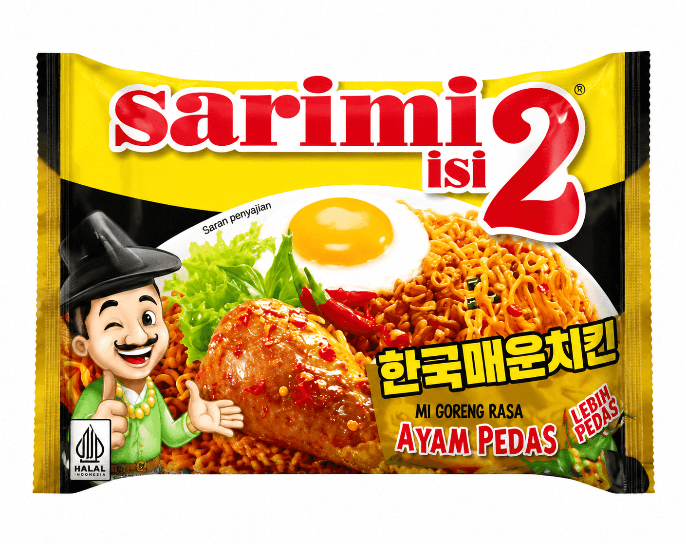 Sarimi Isi 2 Mie Goreng Ayam Pedas Korea 120 gr – 1