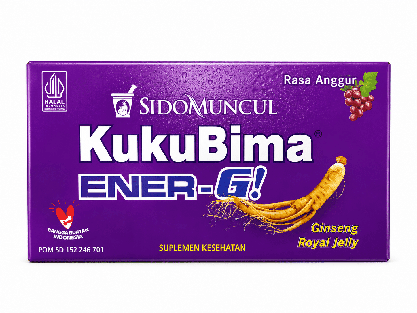 Kuku Bima Ener-G! Anggur Isi 6 Pcs x 4.5 gr – 1