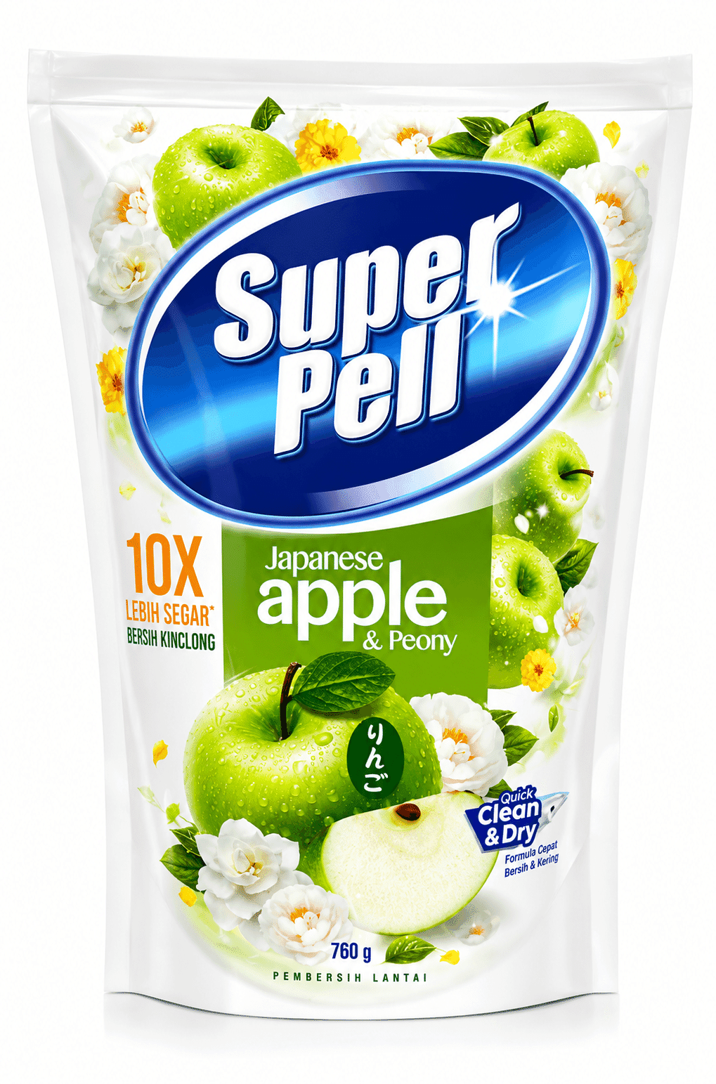 Super Pell Hijau Pouch 760 ml – 1