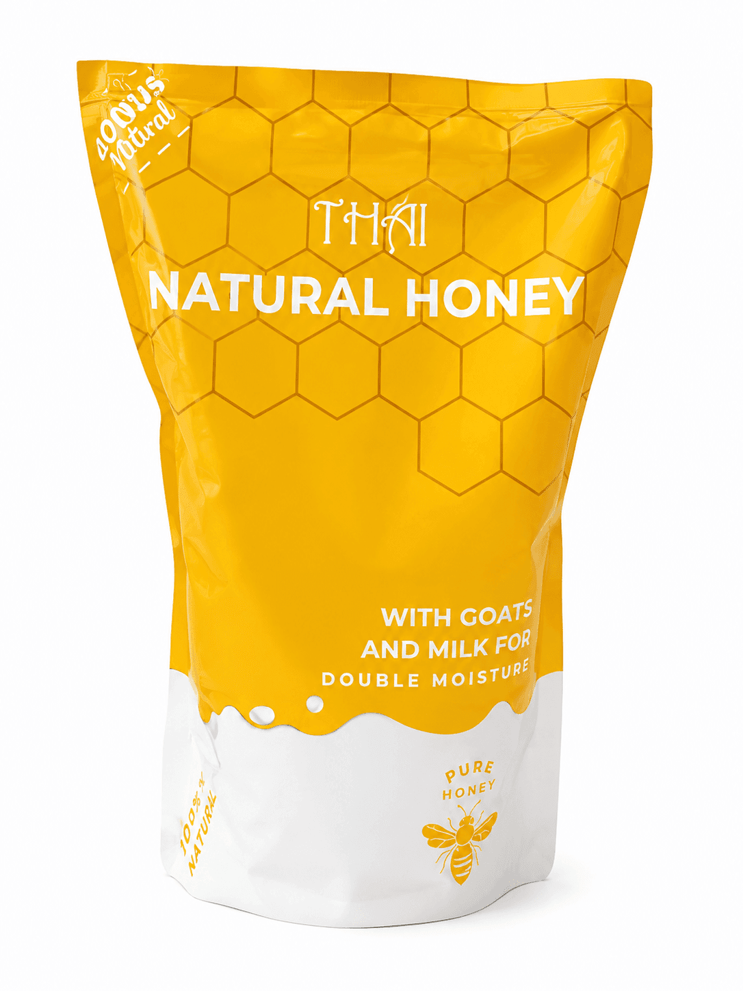 Thai Shower Cream Natural Honey Pouch 900 ml – 2