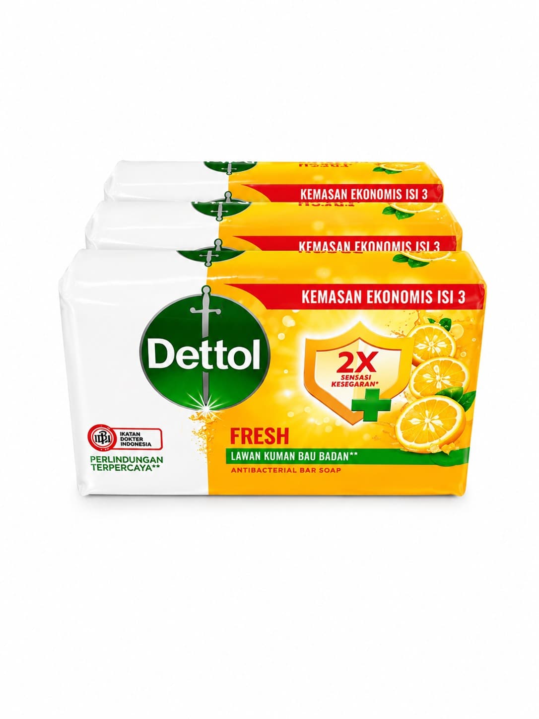 Dettol Sabun Batang Fresh Isi 3 x 60 gr – 1